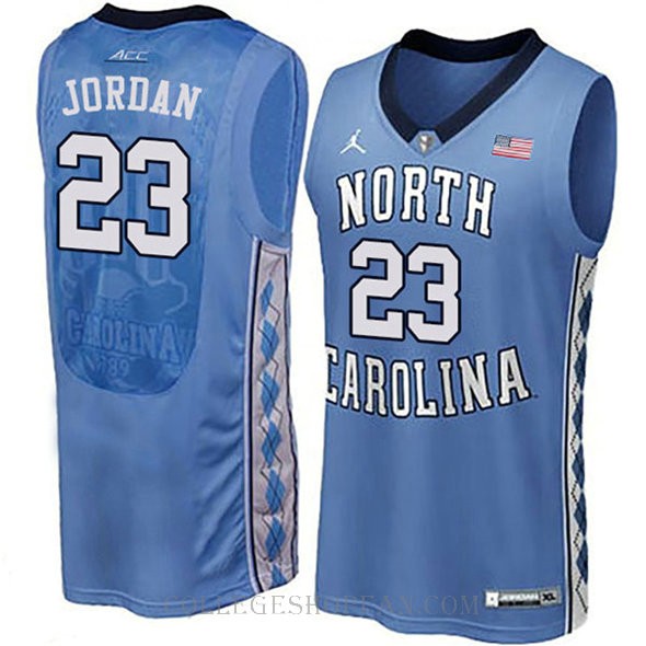 Michael Jordan North Carolina Tar Heels #23 Limited College Basketball Mens Jersey Unc Blue