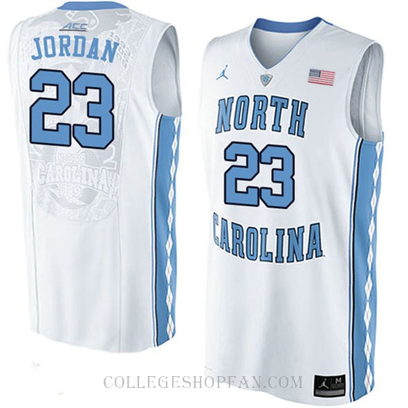 Michael Jordan North Carolina Tar Heels #23 Swingman College Basketball Youth Jersey Unc White