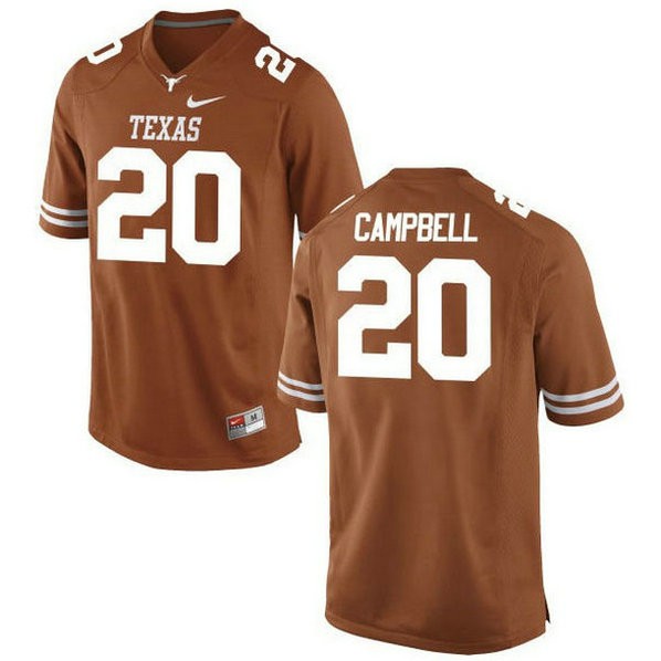 Womens Earl Campbell Texas Longhorns #20 Limited Orange Colleage Football Jersey 102