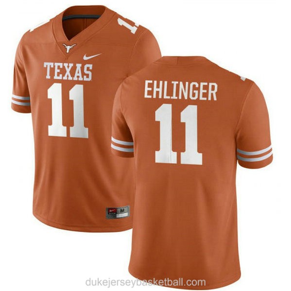 Youth Sam Ehlinger Texas Longhorns #11 Authentic Orange College Football C012 Jersey