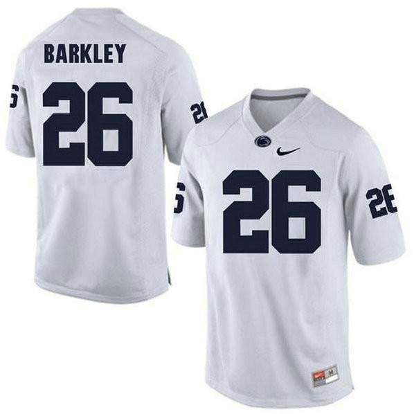 Youth Saquon Barkley Penn State Nittany Lions #26 Authentic White Colleage Football Jersey 102